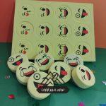 تخته پاک کن وایت برد مغناطیسی گرد مدل استیکر کوچک، سبک، خوش دست مناسب برای کودکان وزن: 8 گرم ابعاد:5.5*2