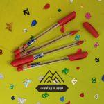 خودکار سلنا 0.7 در چهار رنگ ابی، مشکی، قرمز، سبز نوشتار نرم بادوام 1400 متر طول نوشتار آنتی باکتریال بدنه نانو ذرات جوهر نیمه ژل ساخت ایران